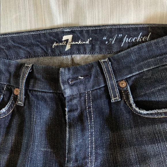 Gently worn seven for all mankind jeans - Picture 4 of 6